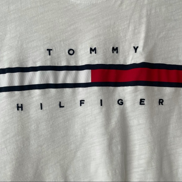 Tommy Hilfiger White Tshirt - Picture 2 of 4